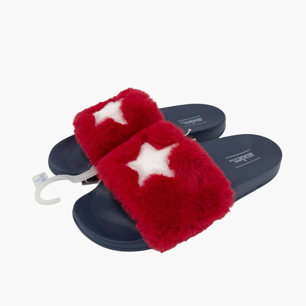NEW Auden Gloria Americana Slide Slippers - Size Large (9/10)